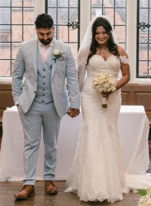 indian wedding bride and groom